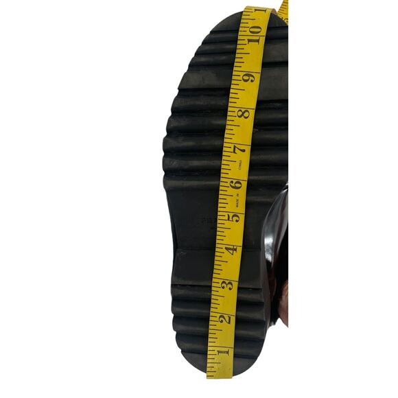 PRADA Shearling Lined Leather Ankle Boots Lace Up Size 38 Goth Combat Motorcycle - Picture 13 of 16